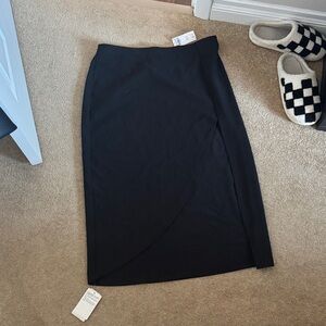Abercrombie & Fitch Asymmetrical Black Skirt